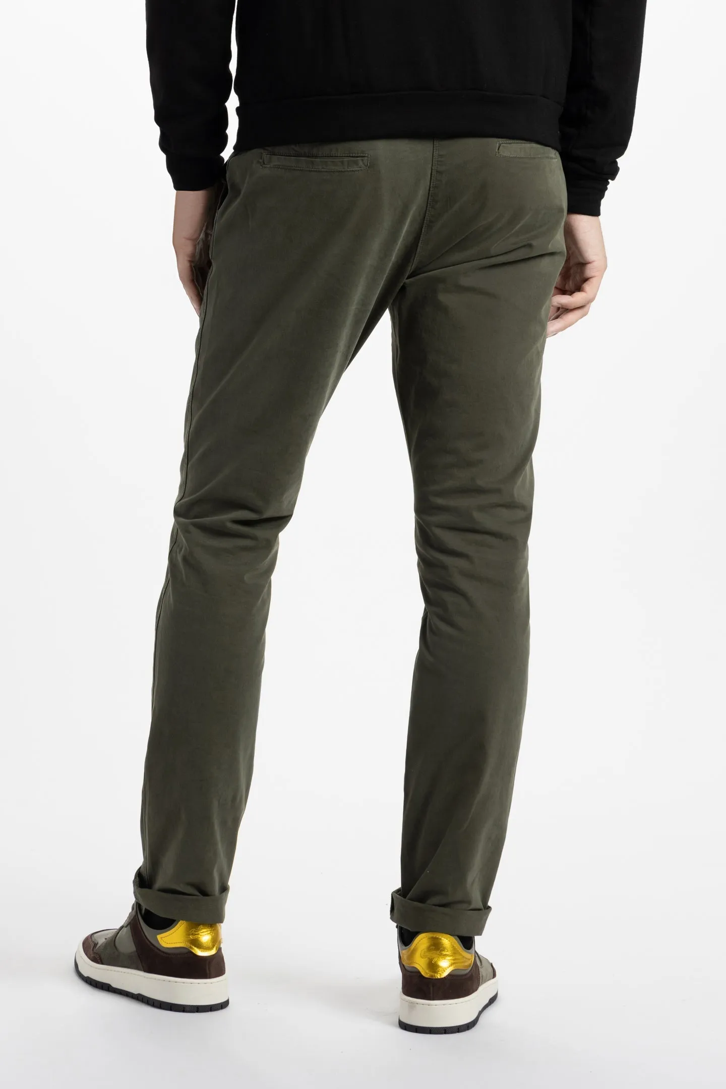 Soft Cloth Chino in Stretch Twill - Deep Depths