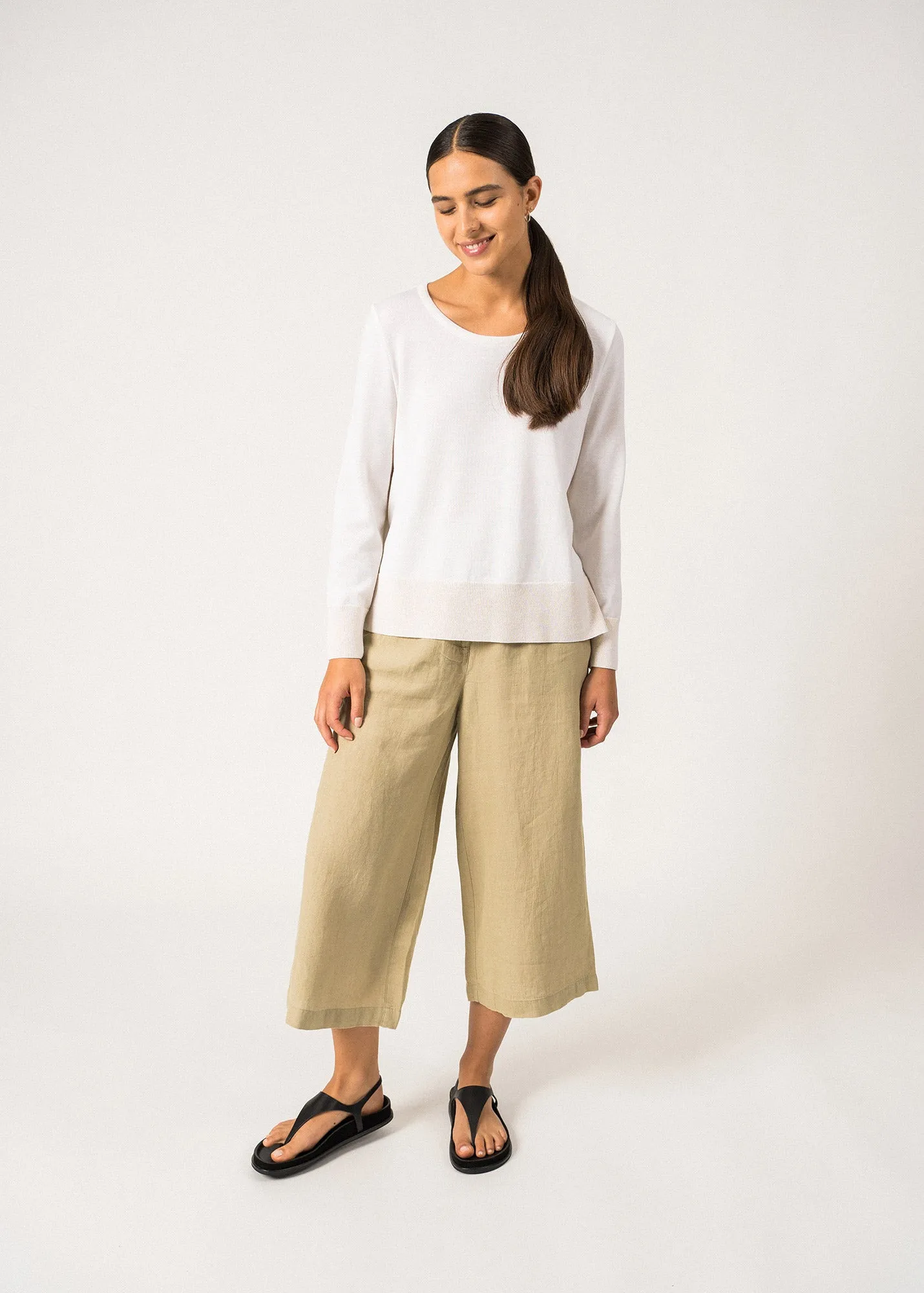 Svignac Lightweight Jumper  wool (ECUME/CHAMPAGNE)