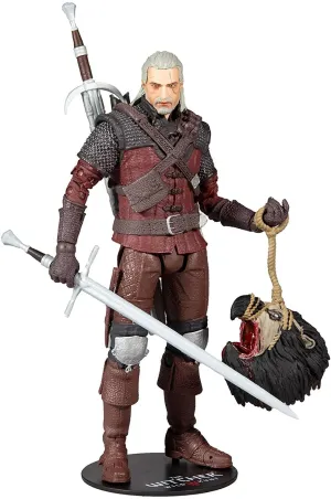 The Witcher 7 Inch Action Figure | Geralt of Rivia (Wolf Armor) Chase Figure