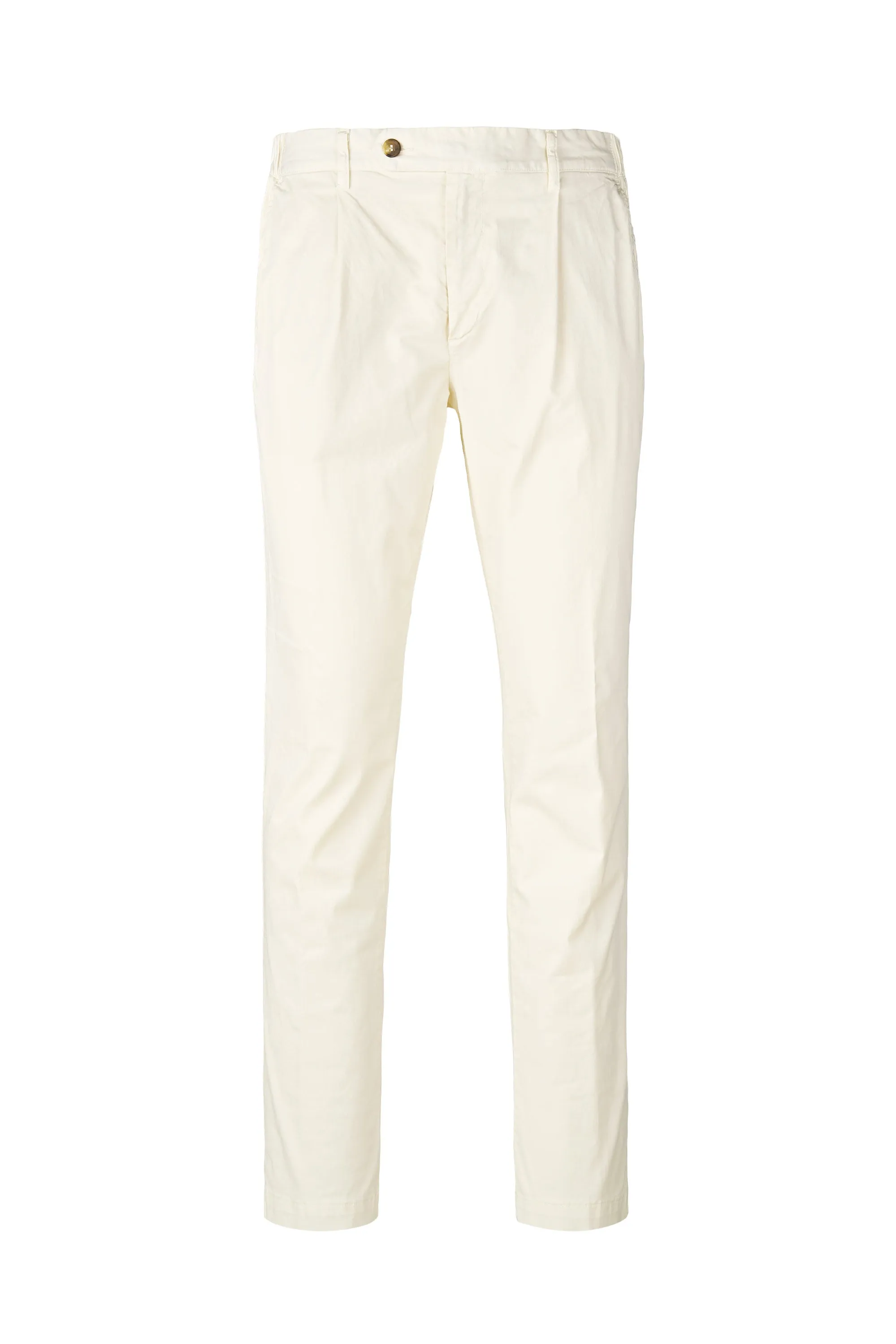 Twill Pleated Trousers - Washed Effect