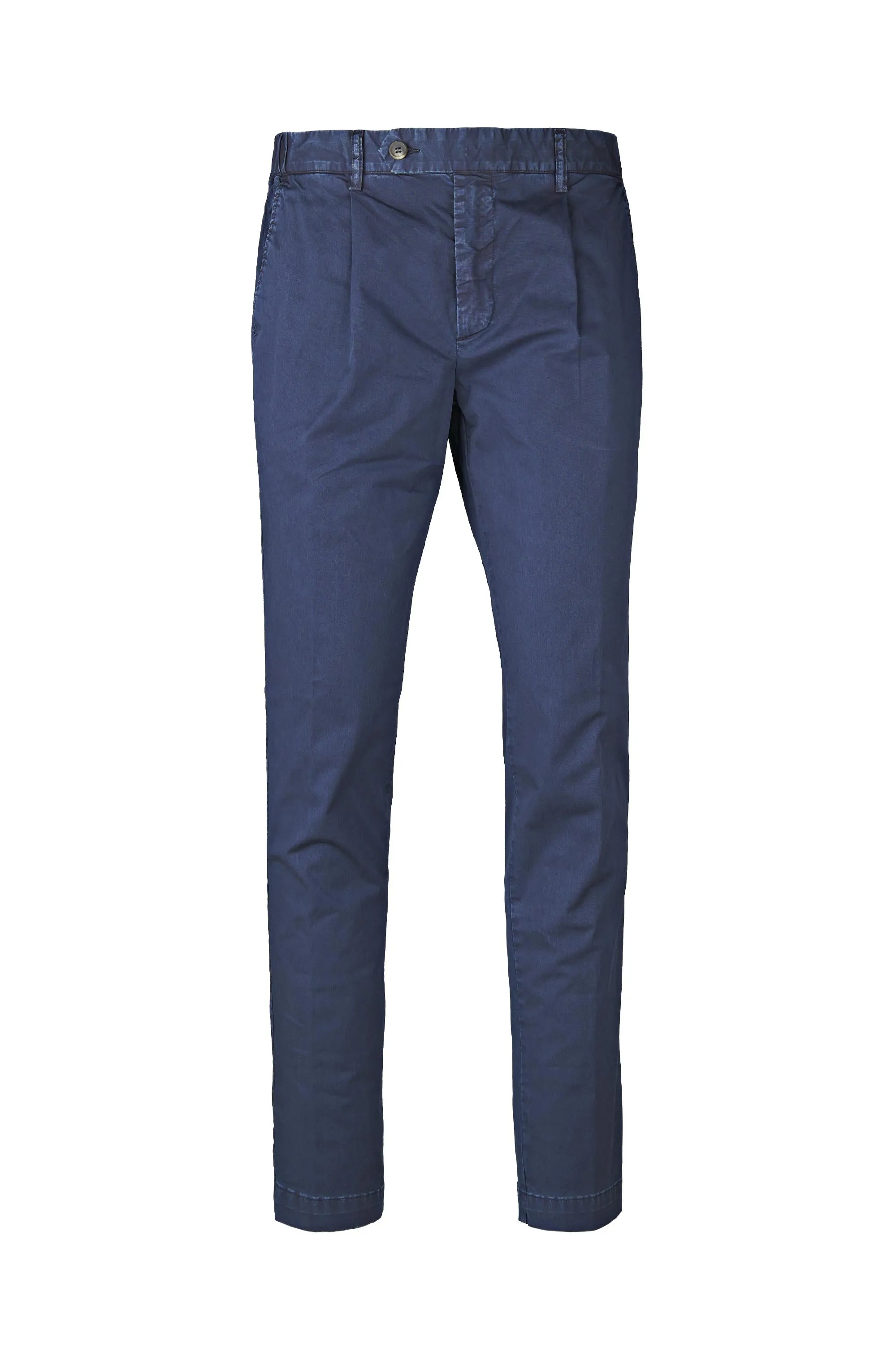 Twill Pleated Trousers - Washed Effect