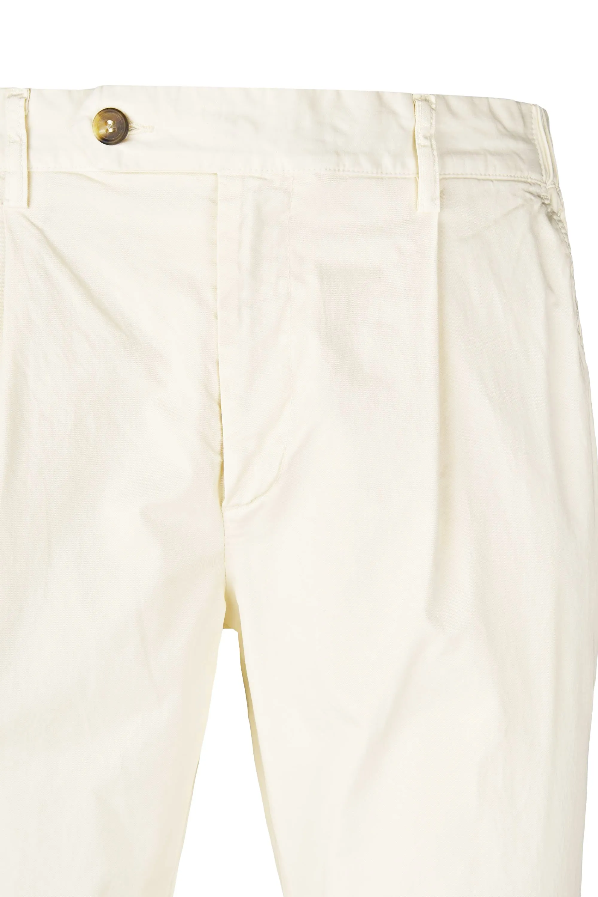 Twill Pleated Trousers - Washed Effect