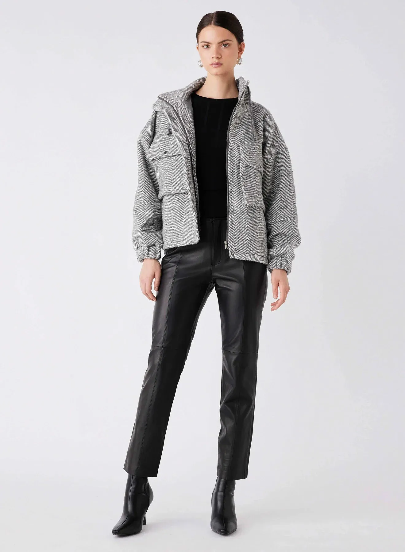 Weekender Jacket Ash Chevron