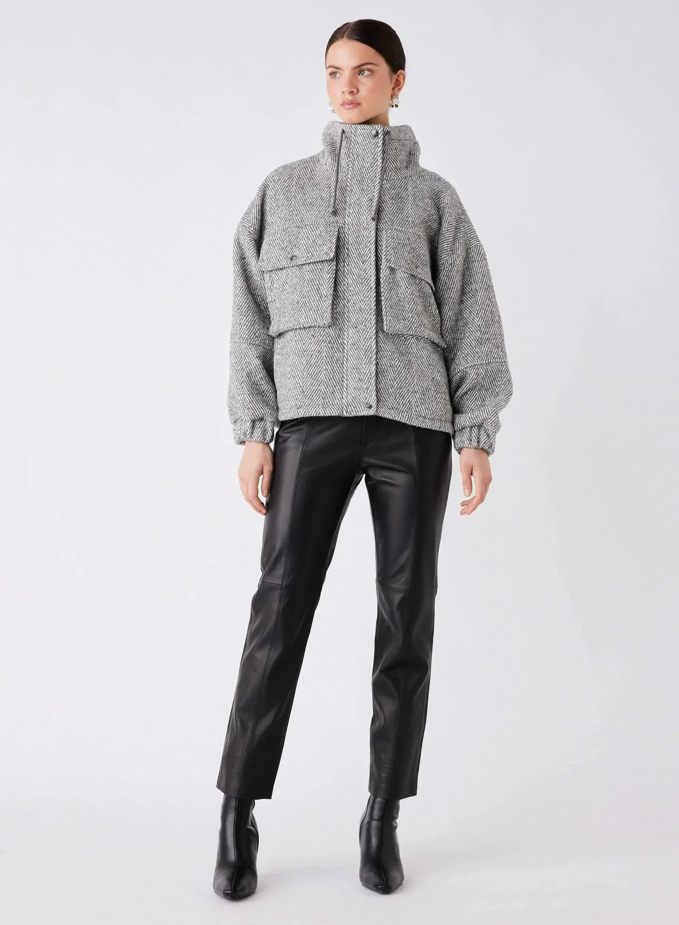 Weekender Jacket Ash Chevron