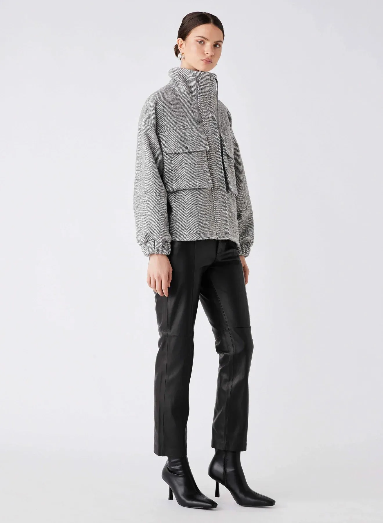 Weekender Jacket Ash Chevron