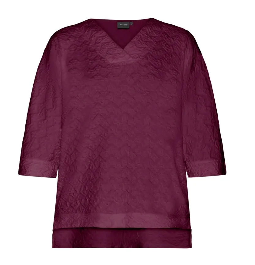 Winter White/Wine Top - Brandtex