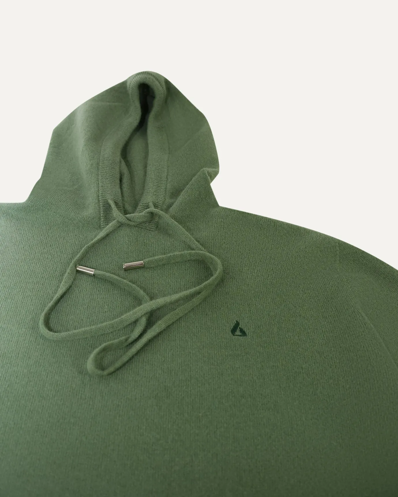 Wool Classy Hoodie - Green & Dark Green Logo