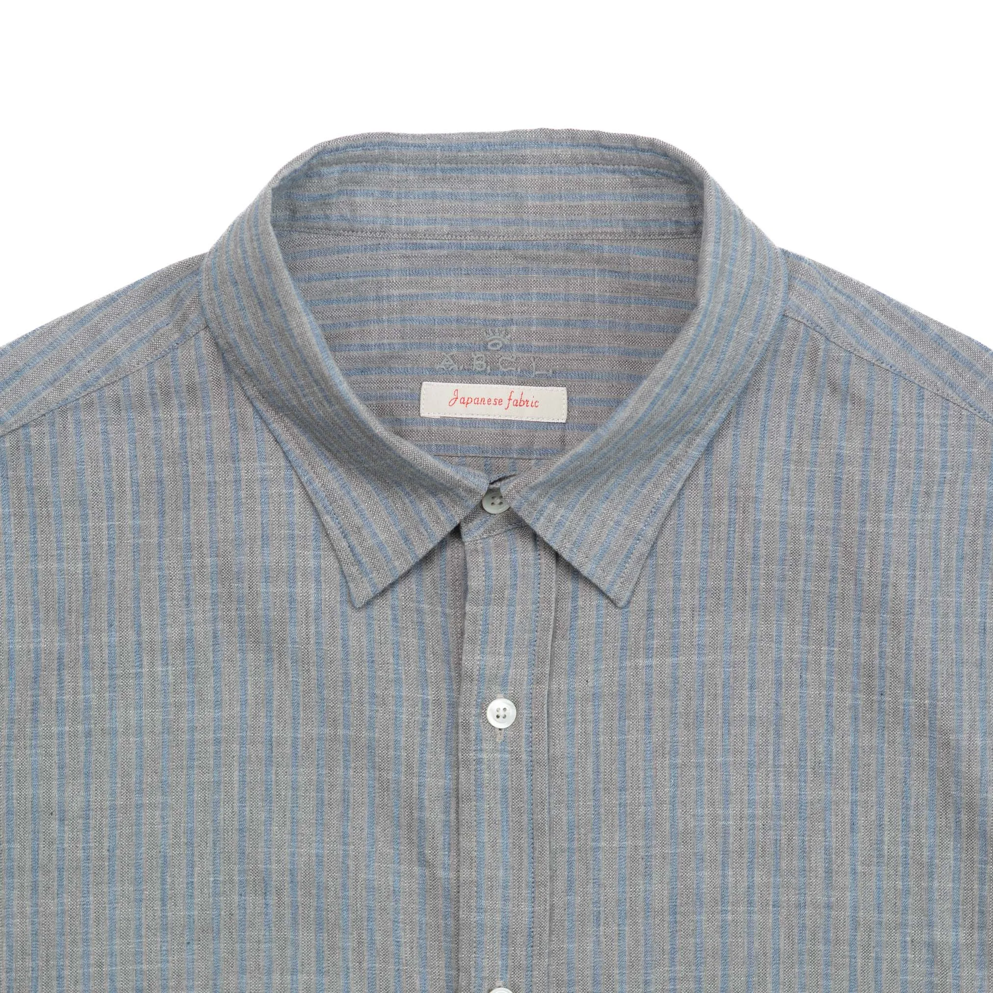 York 4216 Shirt in Blue Stripe Melange